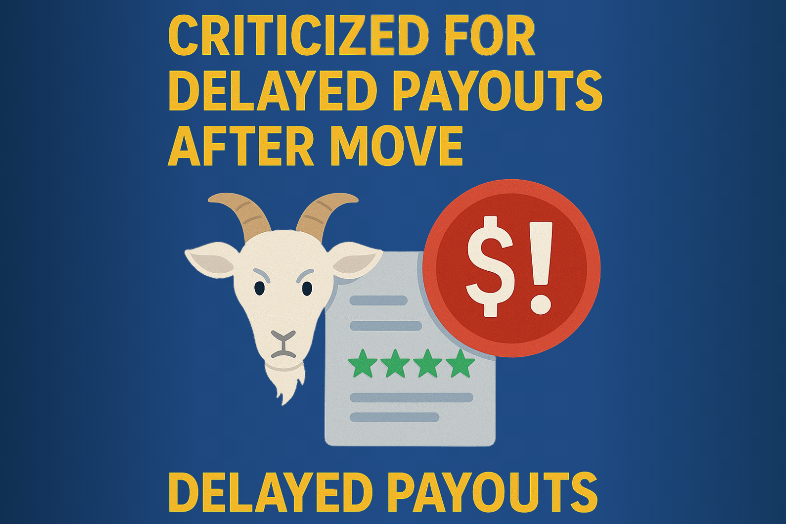 Goat Funded Trader Criticized for Delayed Payouts After Move